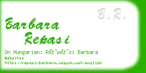 barbara repasi business card